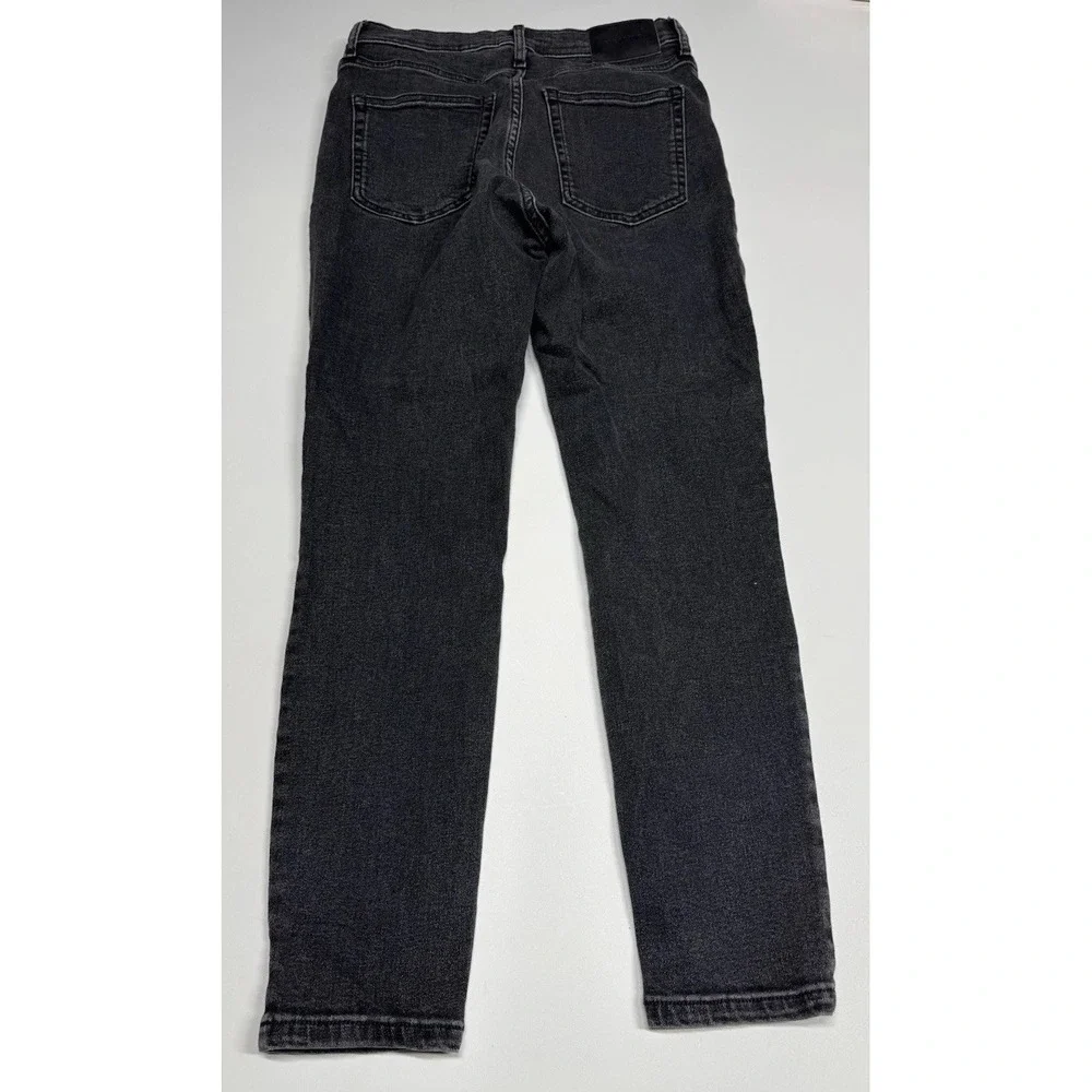 EVERLANE Women's Black Wash High Rise Ankle Skinny Jeans Size 28 - Picture 12 of 13